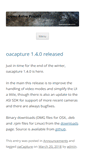 Mobile Screenshot of openastroproject.org